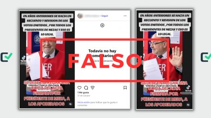 Falso: Servel no tiene la única acta del escrutinio de votos, hay copias y una va al Tricel