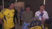 [VIDEO] Emotivo: Ignacio Russo recibió la camiseta en homenaje a su padre Miguel Angel
