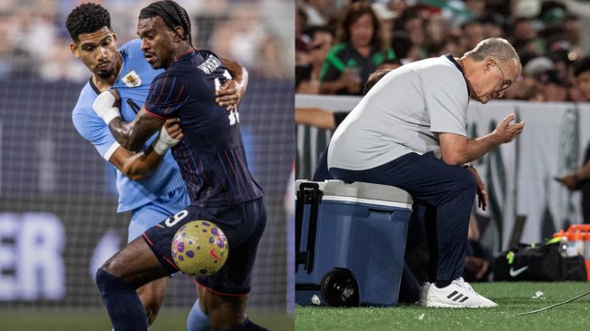 Uruguay sufrió su peor derrota con Marcelo Bielsa en el amistoso ante Estados Unidos