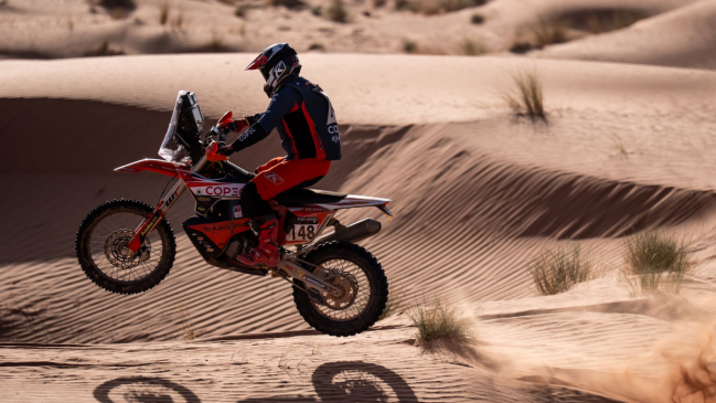 Tomás De Gavardo repitió triunfo en la tercera etapa y es líder absoluto en el Fenek Rally de Marruecos