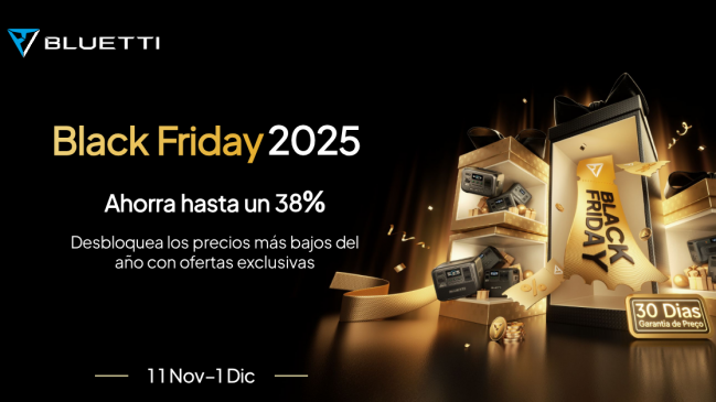 ¿Apagón inesperado? La solución llega este Black Friday BLUETTI
