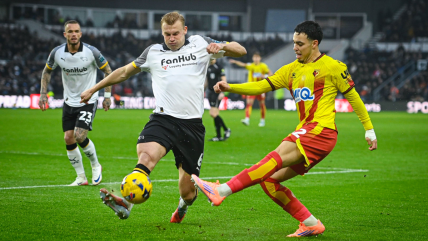   Derby County de Ben Brereton sufrió una remontada de local a manos de Watford 