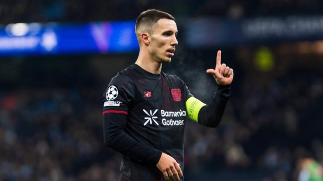 [VIDEO] Alejandro Grimaldo abrió la cuenta para Bayer Leverkusen sobre Manchester City