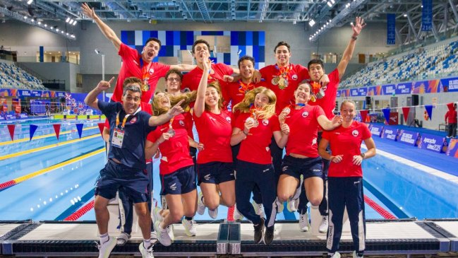 La natación chilena cerró su semana soñada en los Bolivarianos con 20 medallas