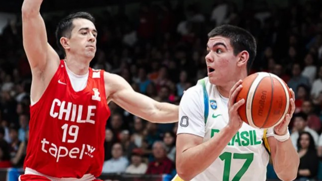 Chile cayó ante Brasil en el inicio de las Clasificatorias al Mundial de Baloncesto