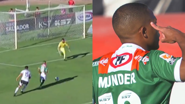 [VIDEO] Munder aprovechó un regalo de Amor para adelantar a Cobresal ante Colo Colo
