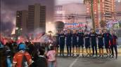 [VIDEOS] Iquique y la U animaron con banderazos la previa de su duelo en el cierre de la Liga