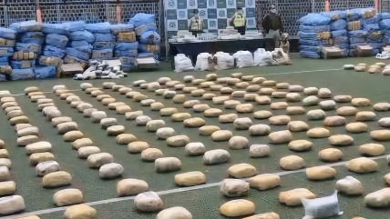   Carabineros incautó más de cuatro toneladas de droga en sector fronterizo de Antofagasta 