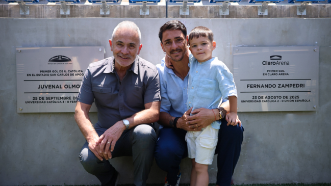 [VIDEO] Cruzados develó placas conmemorativas en honor a Fernando Zampedri y Juvenal Olmos