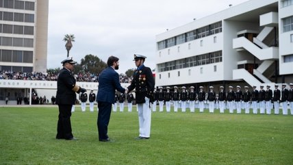 Presidente Boric encabezó ceremonia de egreso de la Escuela Naval
