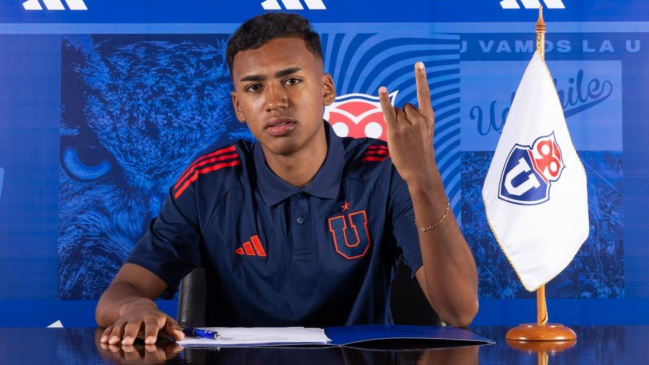 Mundialista sub 17 Jhon Cortés firmó su primer contrato con la U