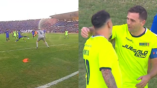   [VIDEO] Walter Montillo brilló con golazo de volea en su partido de despedida en el Nacional 