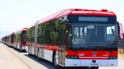 Este sábado empieza a operar la primera flota de buses eléctricos articulados de Red Movilidad