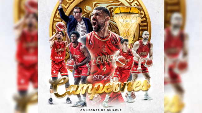 Los Leones de Quilpué se coronó campeón de la LNB tras vencer a Valdivia