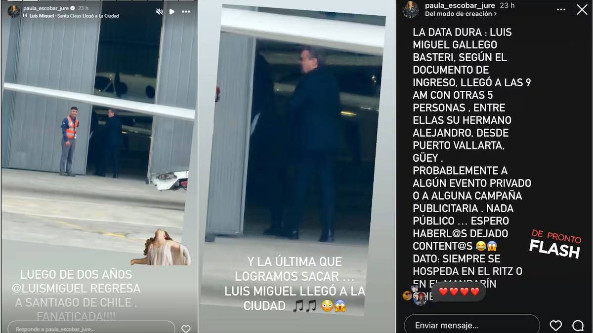 Luis Miguel está de visita en Chile