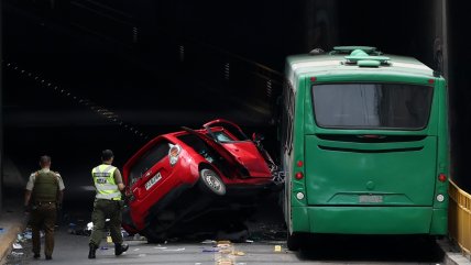   Choque en Lo Espejo dejó tres familiares fallecidos, entre ellos una niña de cinco años 