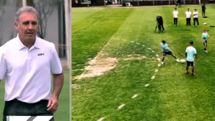   [VIDEO] De vuelta a sus orígenes: Marcelo Espina dirigió una práctica de los cadetes de Platense 