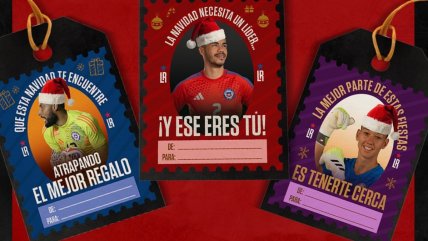   Con Brereton, Endler, Assadi y Cepeda: Las tarjetas que lanzó la Roja para Navidad 