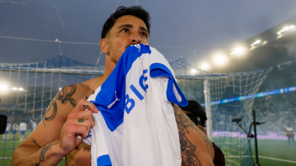   Universidad Católica celebró sexto aniversario de la llegada del goleador Fernando Zampedri 
