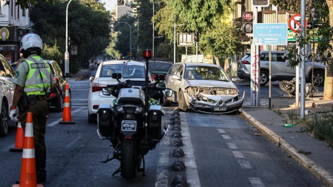 Conductor ebrio dejó con lesiones graves a carabinero tras chocarlo