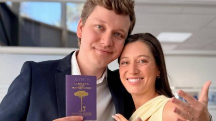   Periodista Darynka Marcic compartió emotivos registros de su matrimonio civil 