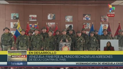   Venezuela: Ministro de Defensa y FF.AA. rechazan el 