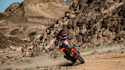   Tomás De Gavardo y su destacado inicio en el Dakar: Sin caídas y la moto está impecable 