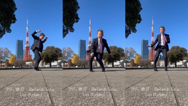 Japonés causa furor al bailar icónica canción de Los Bunkers: 