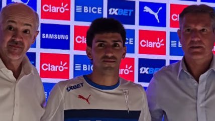   Giani en su presentación oficial en la UC: Me entusiasma venir a ganar campeonatos 