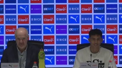   La presentación de Matías Palavecino en Universidad Católica 