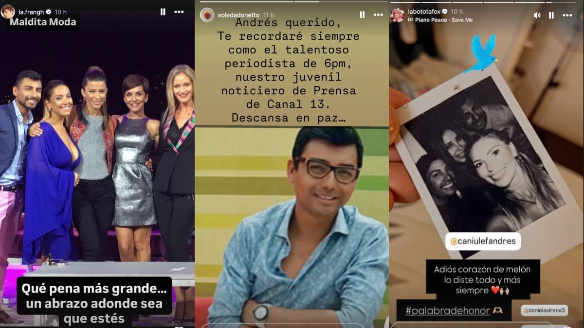 Figuras del espectáculo despidieron a Andrés Caniulef Figuras del espectáculo despidieron a Andrés Caniulef