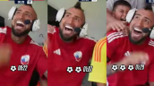 [VIDEO] Un eufórico Arturo Vidal celebró el triplete del portero de Chile en el Mundial de la Kings League