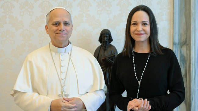 El papa recibió a María Corina Machado