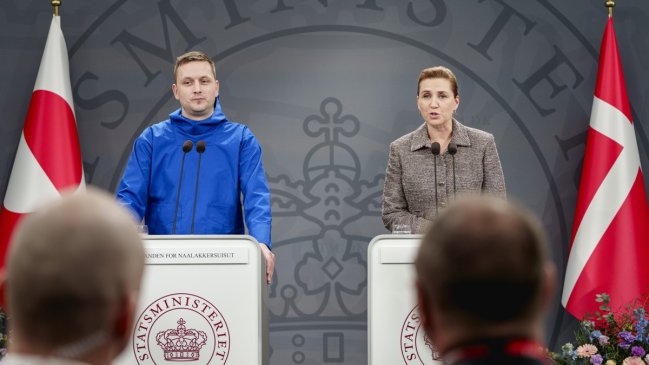 Presidente groenlandés dice que elige a Dinamarca antes que a Estados Unidos