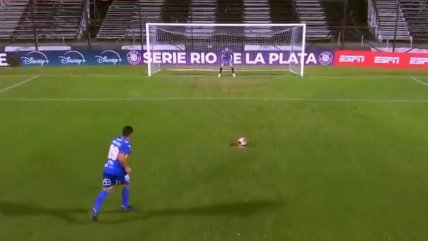   [VIDEO] Everton descontó ante Independiente con un penal de Braian Martínez 
