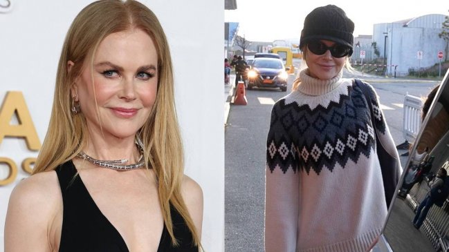 Nicole Kidman está en Chile: fue captada rumbo a la Antártida
