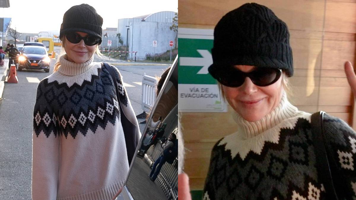 Nicole Kidman fue vista enn Punta Arenas rumbo a la Antártida (EFE)