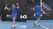 [VIDEO] Increíble fail: Ofner celebró antes de tiempo y perdió en el Abierto de Australia