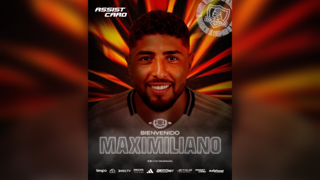 Colo Colo oficializó la llegada del delantero Maximiliano Romero