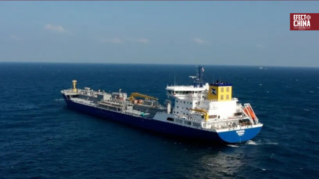 China entrega moderno buque petrolero-químico de alta gama y refuerza su industria naval inteligente