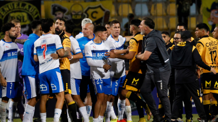   [VIDEO] Juan Francisco Rossel encaró a Diego Sánchez y provocó gresca tras la final 