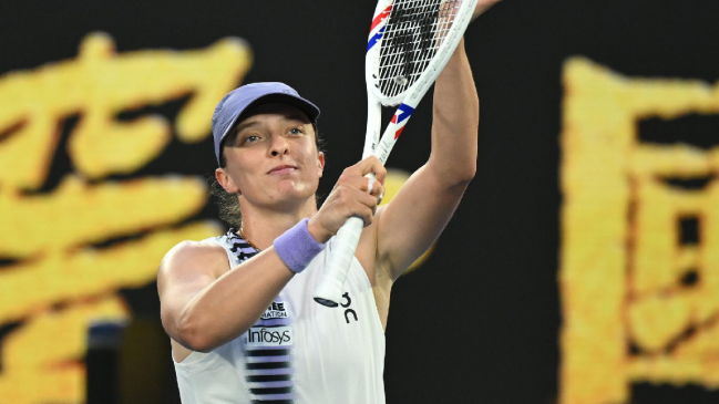 Swiatek venció con facilidad a Inglis y se metió en cuartos del Abierto de Australia