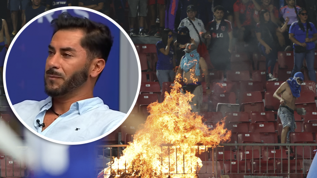 Johnny Herrera y los incidentes de barristas de la U: Es la primera vez que lo veo y me da pena