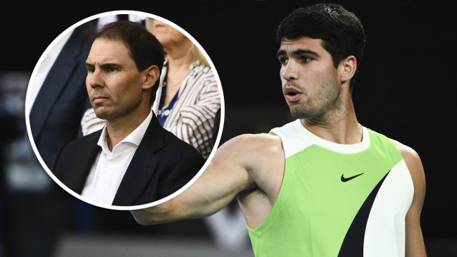 Alcaraz reconoció a Nadal tras ganar el Abierto de Australia: Es un honor que estés viéndome jugar