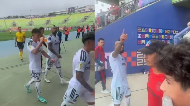 [VIDEO] La tensa reacción de Vidal tras los insultos de hinchas de Colo Colo en el partido con Limache