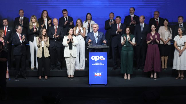 Lista de subsecretarios de Kast se conocerá el sábado: Descartan 