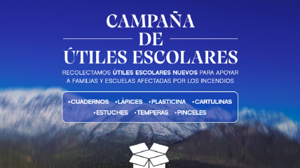   La UC habilitará puntos de recolección de útiles escolares en el Claro Arena 