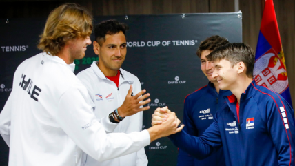  Chile saldrá a liquidar la serie contra Serbia en las Qualifiers de Copa Davis 