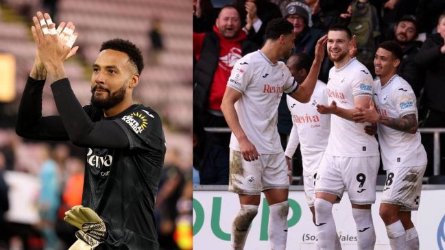 Vigouroux sumó su noveno arco imbatido en gran goleada de Swansea