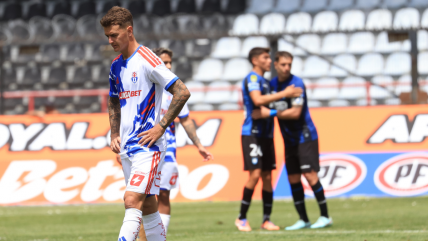 La U sufrió una dolorosa remontada de Huachipato y aún no festeja con Meneghini